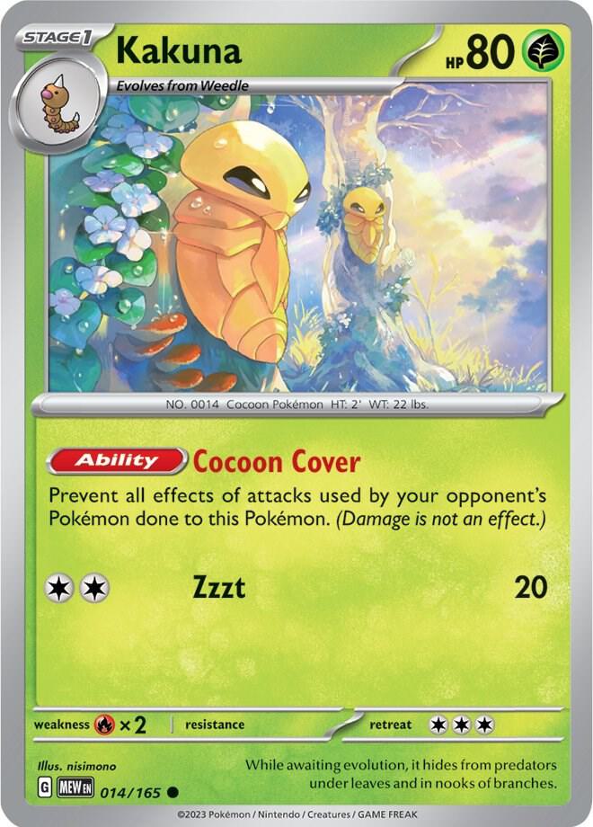 Kakuna 014/165 card from SV: Scarlet & Violet 151