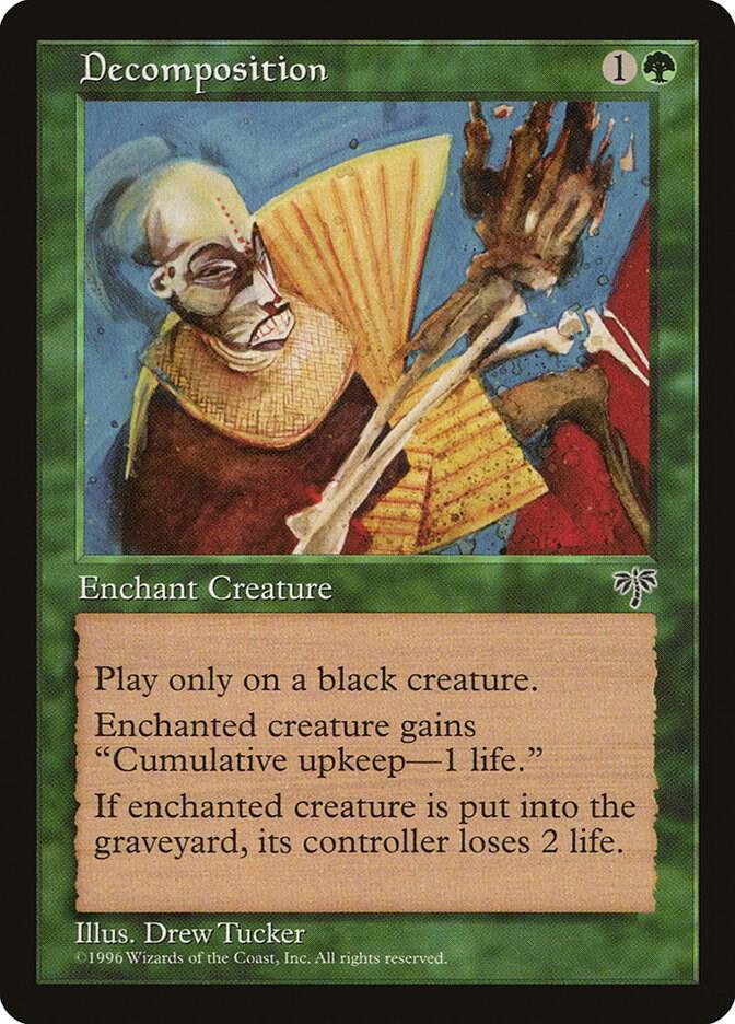 Decomposition card from Mirage