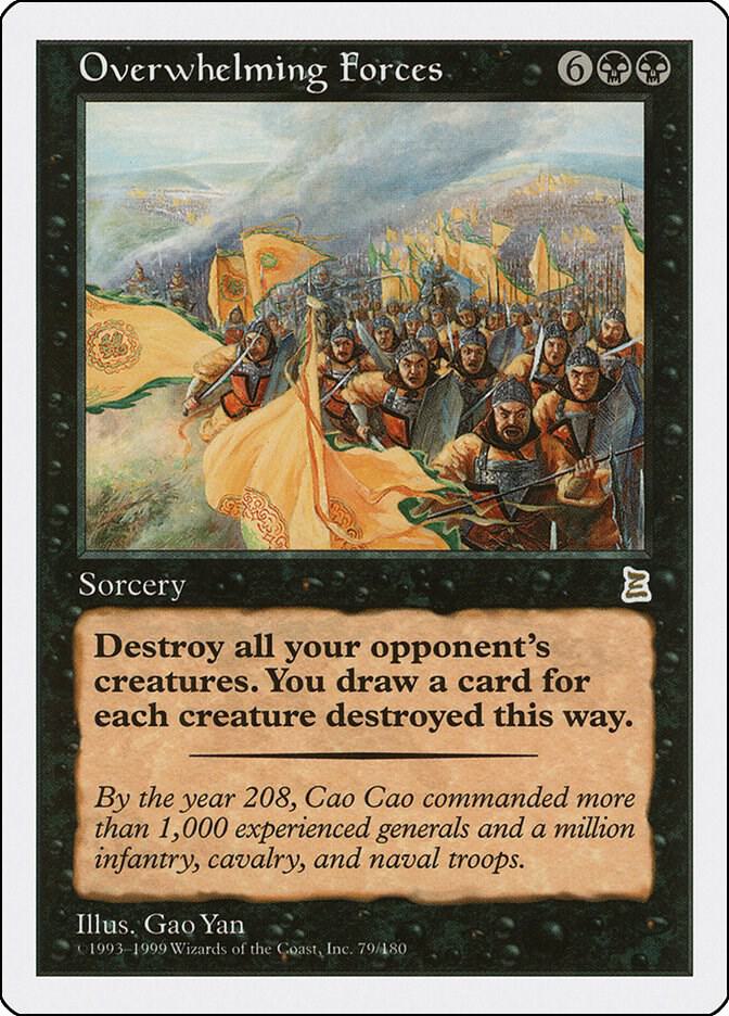 Overwhelming Forces 79 card from Portal Three Kingdoms