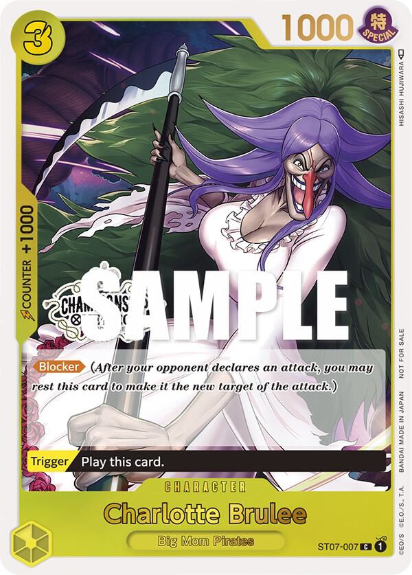 Charlotte Brulee (Store Championship Participation Pack) ST07-007 card from One Piece Promotion Cards