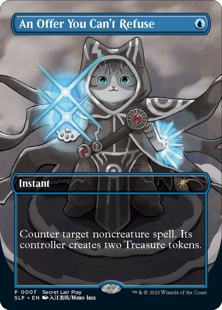 An Offer You Can't Refuse 7 card from Secret Lair Showdown