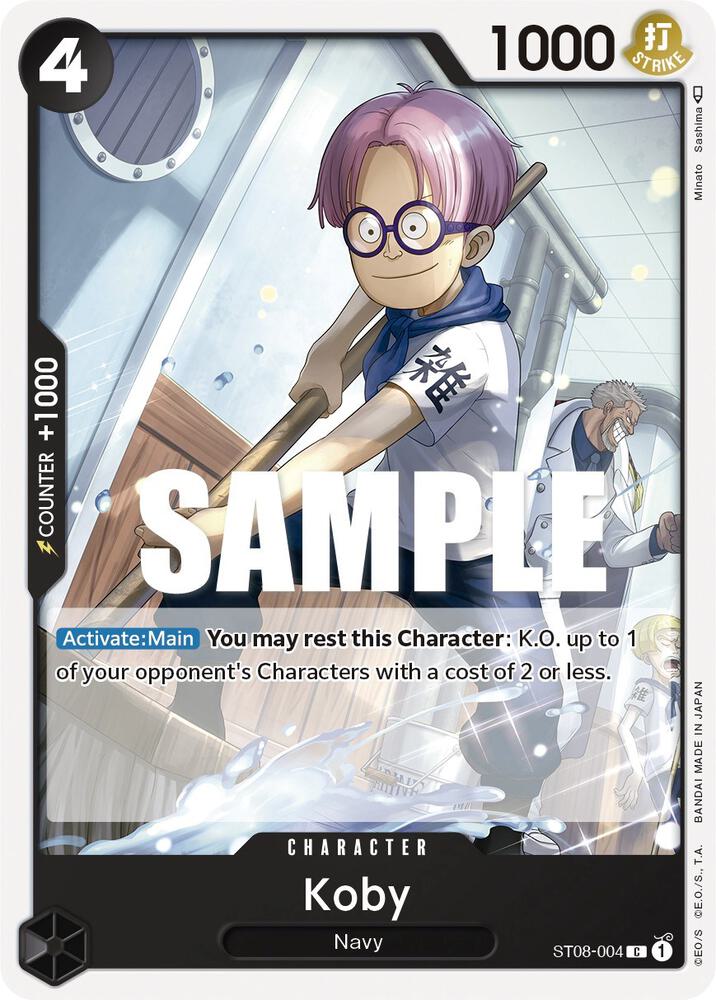 Koby ST08-004 card from Starter Deck 8: Monkey.D.Luffy