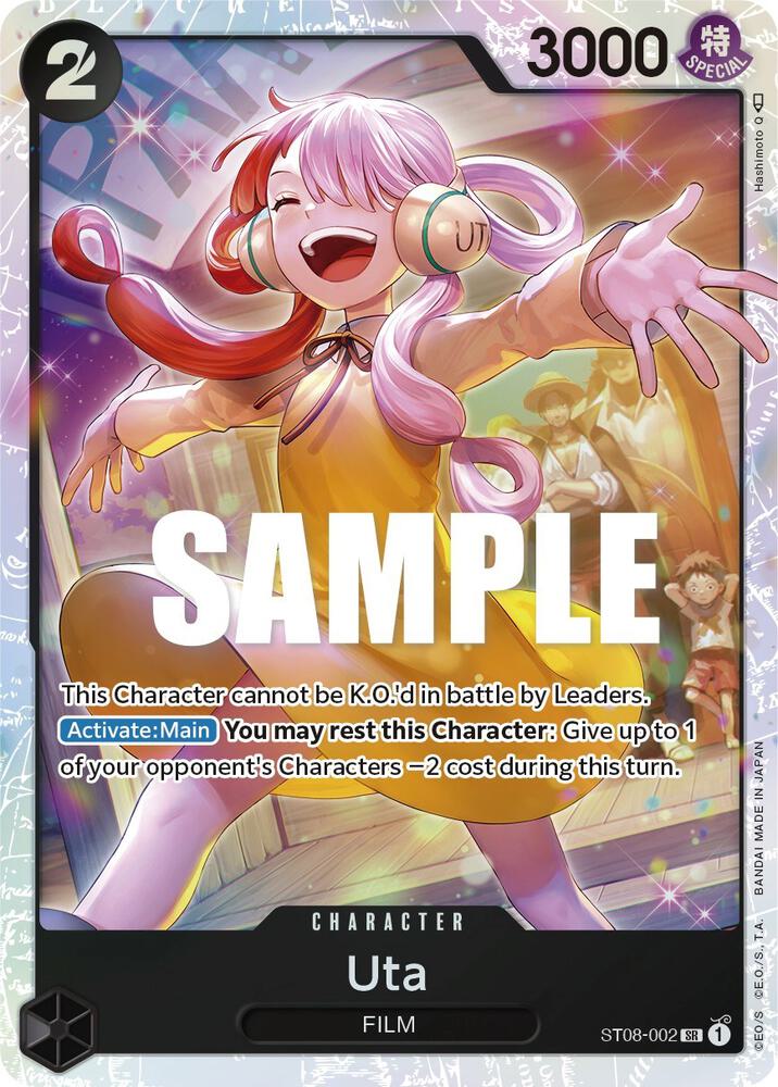 Uta ST08-002 card from Starter Deck 8: Monkey.D.Luffy