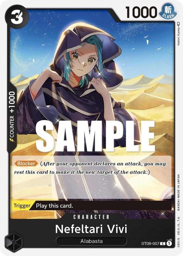 Nefeltari Vivi ST08-007 card from Starter Deck 8: Monkey.D.Luffy