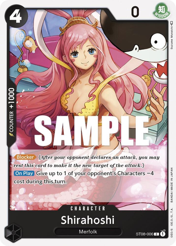 Shirahoshi ST08-006 card from Starter Deck 8: Monkey.D.Luffy