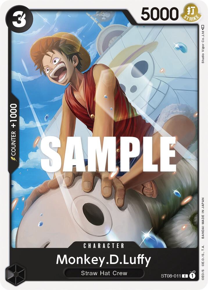Monkey.D.Luffy ST08-011 card from Starter Deck 8: Monkey.D.Luffy