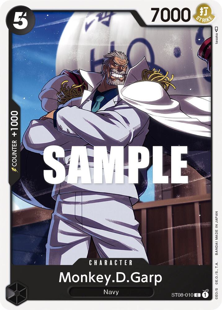Monkey.D.Garp ST08-010 card from Starter Deck 8: Monkey.D.Luffy