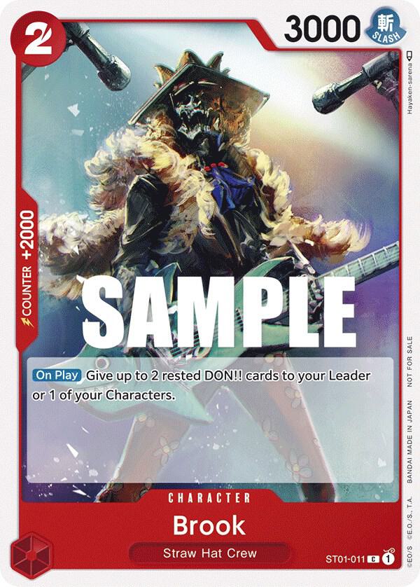 Brook (Tournament Pack Vol. 4) ST01-011 card from One Piece Promotion Cards