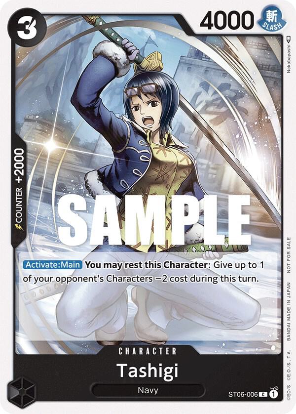 Tashigi (Tournament Pack Vol. 4) ST06-006 card from One Piece Promotion Cards