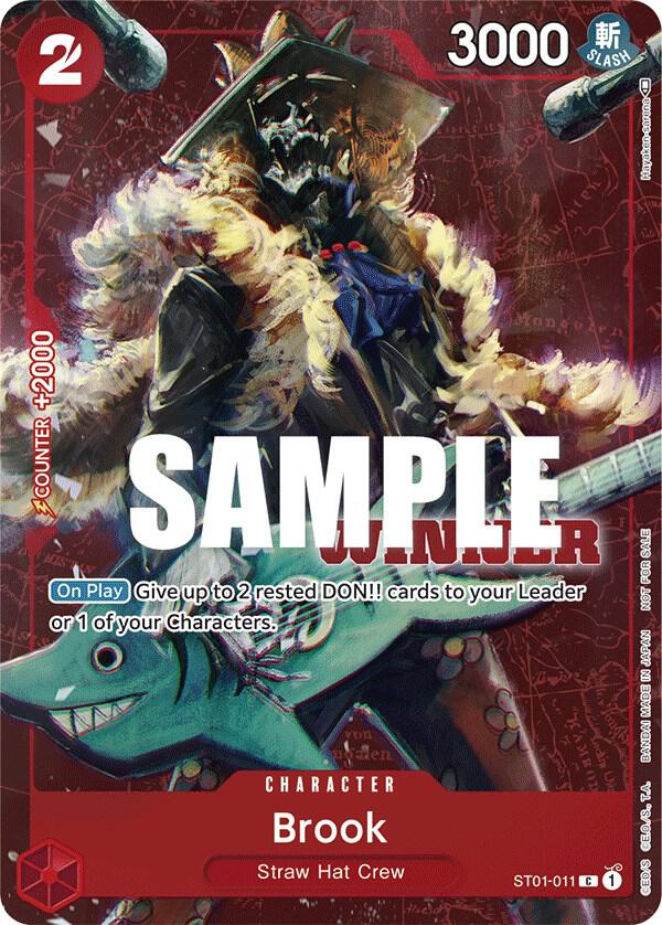 Brook (Winner Pack Vol. 4) ST01-011 card from One Piece Promotion Cards