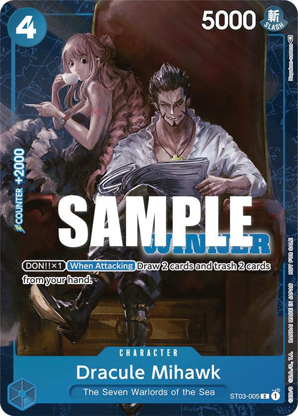 Dracule Mihawk (Winner Pack Vol. 4) ST03-005 card from One Piece Promotion Cards