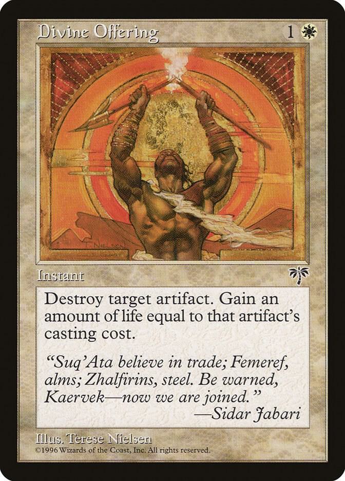 Divine Offering card from Mirage