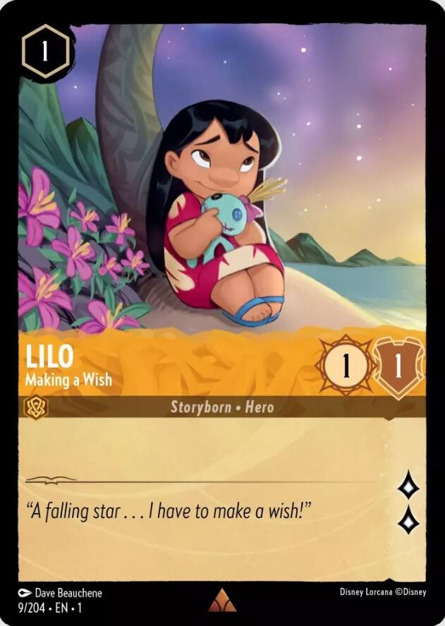Lilo - Making a Wish 9/204 card from The First Chapter
