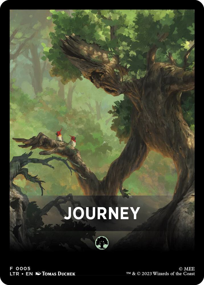 Journey Theme Card 5 card from Universes Beyond: The Lord of the Rings: Tales of Middle-earth