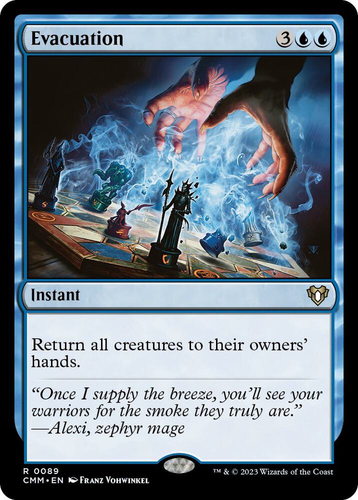 Evacuation 89 card from Commander Masters