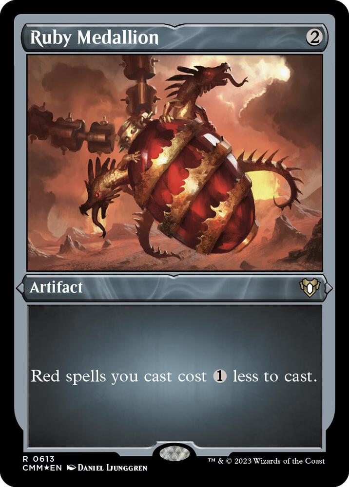 Ruby Medallion (Foil Etched) 613 card from Commander Masters