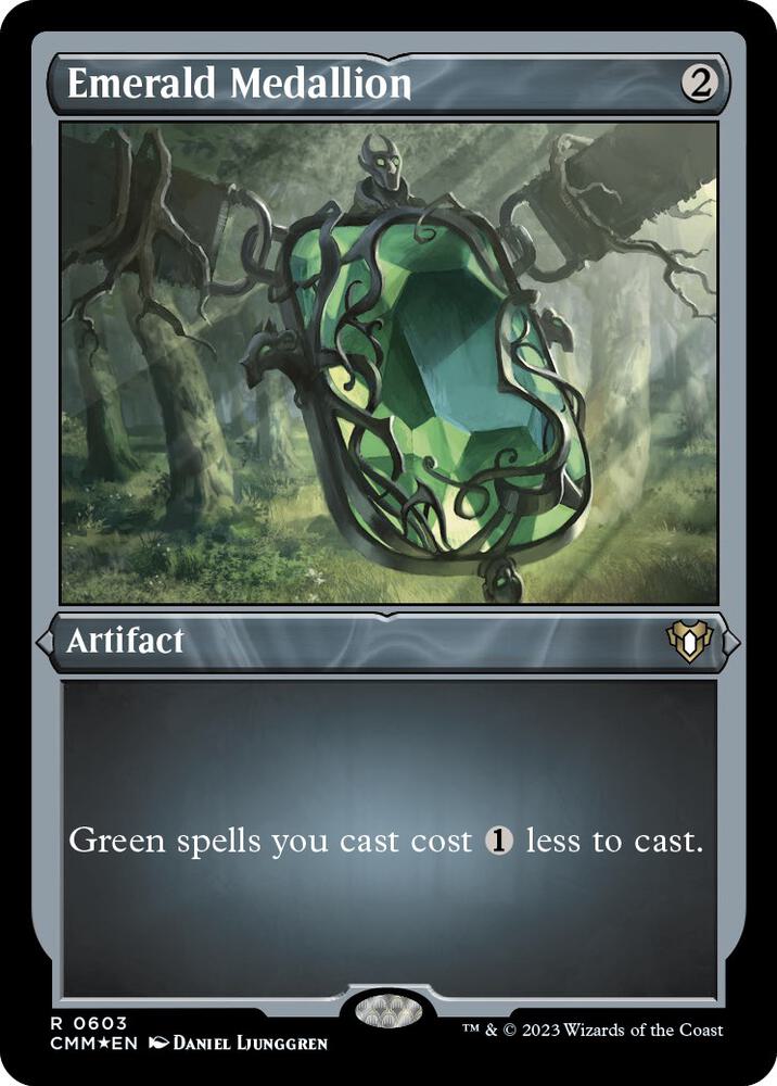 Emerald Medallion (Foil Etched) 603 card from Commander Masters