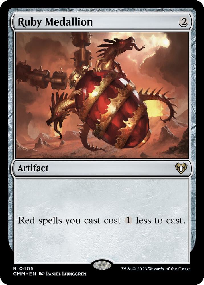 Ruby Medallion 405 card from Commander Masters