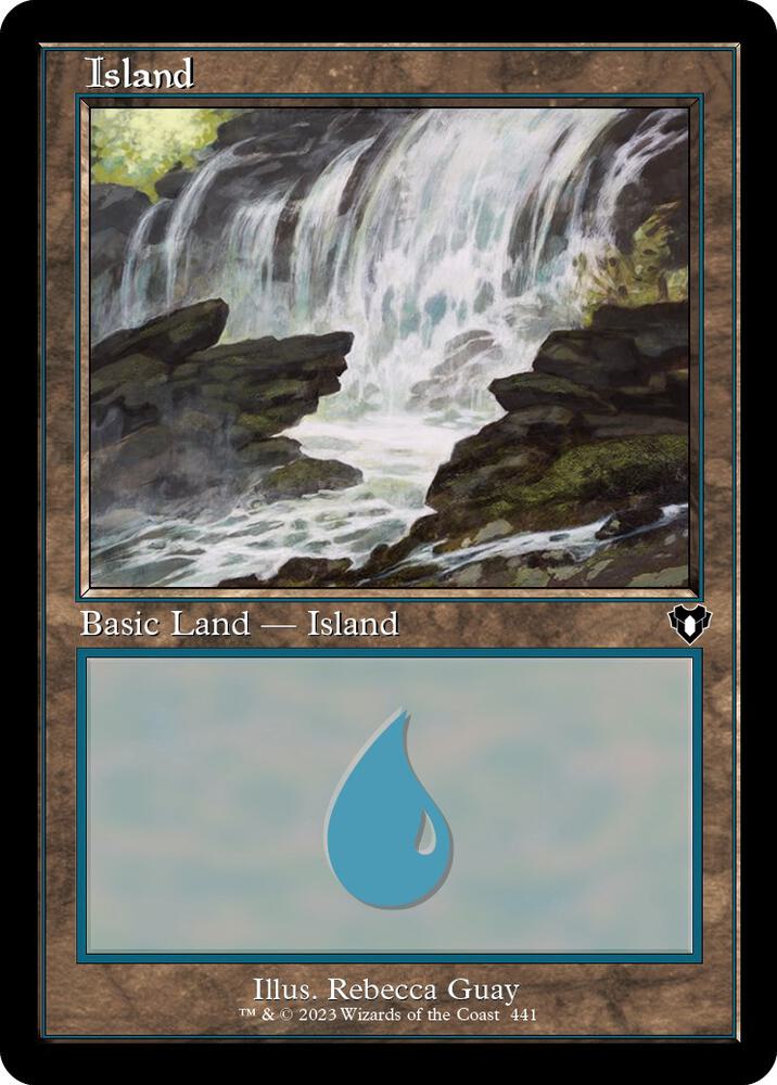 Island (Retro Frame) 441 card from Commander Masters