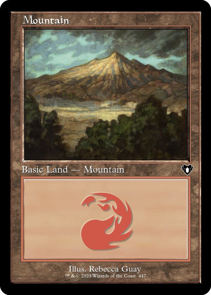 Mountain (Retro Frame) 447 card from Commander Masters