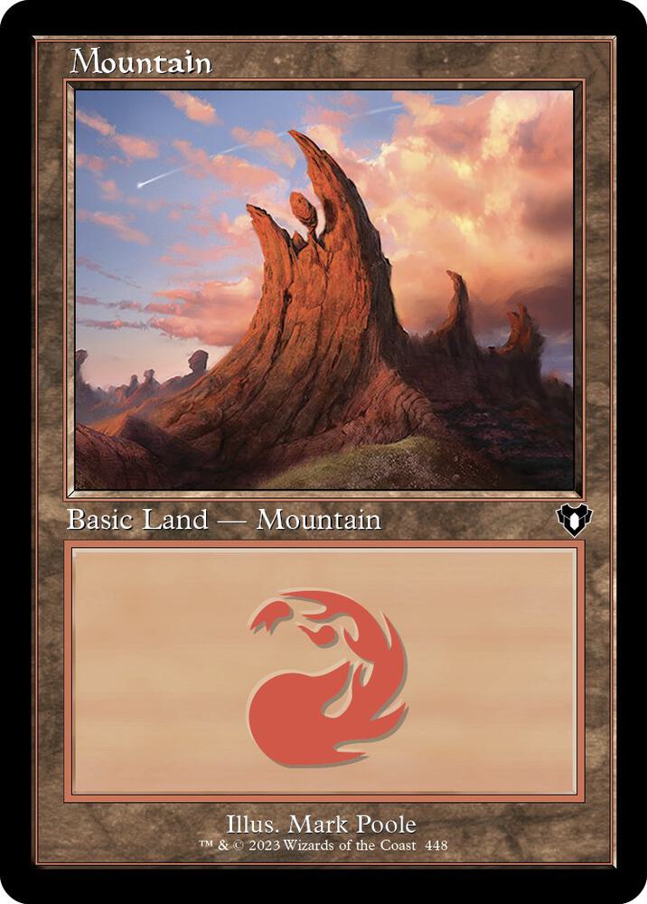 Mountain (Retro Frame) 448 card from Commander Masters