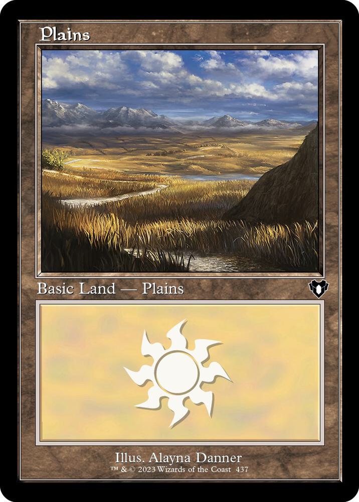 Plains (Retro Frame) 437 card from Commander Masters