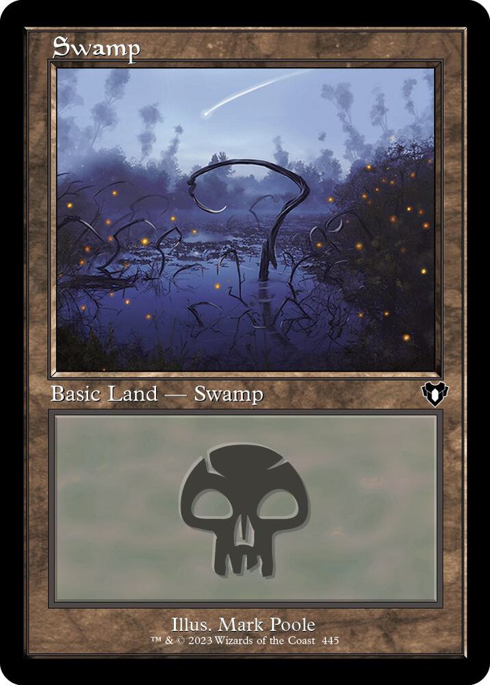 Swamp (Retro Frame) 445 card from Commander Masters