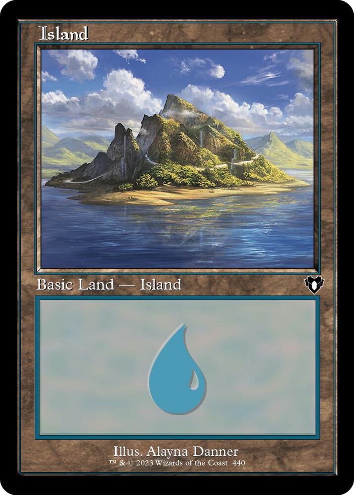 Island (Retro Frame) 440 card from Commander Masters