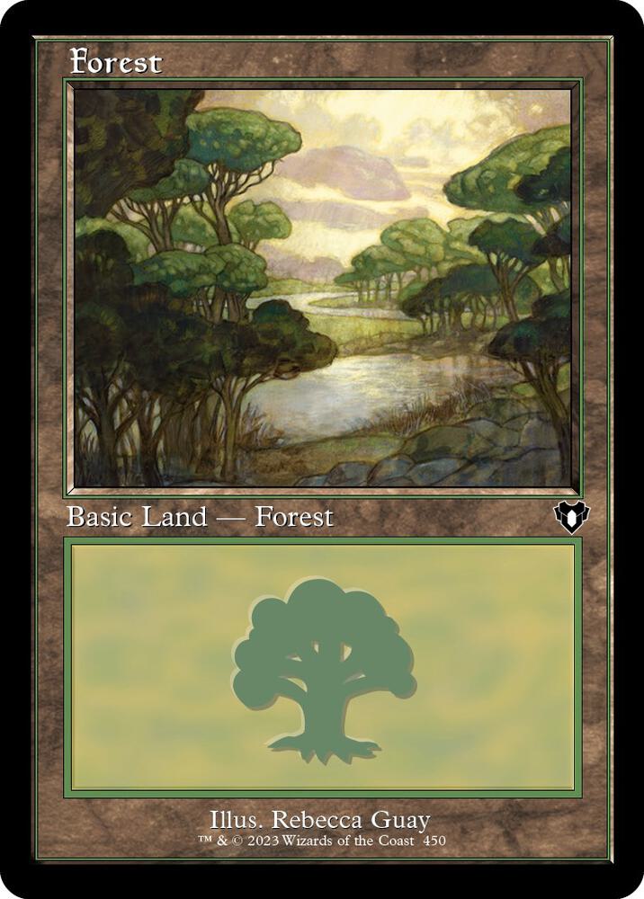 Forest (Retro Frame) 450 card from Commander Masters