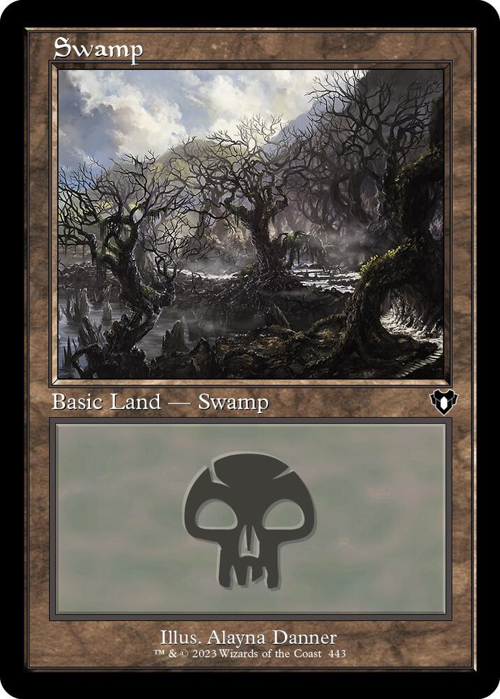 Swamp (Retro Frame) 443 card from Commander Masters
