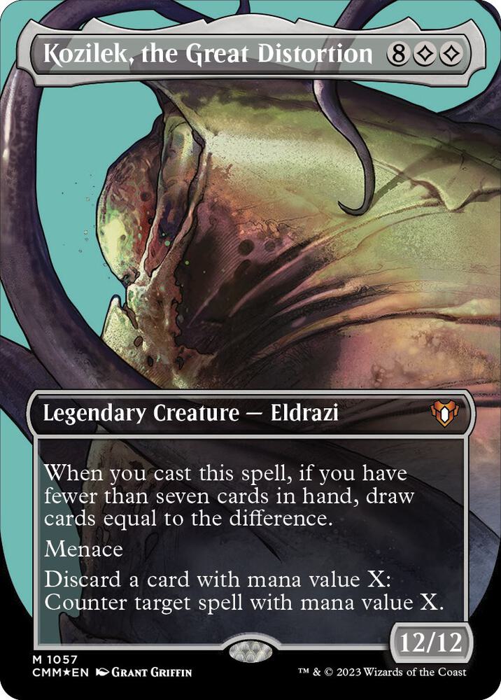 Kozilek, the Great Distortion (Textured Foil) 1057 card from Commander Masters