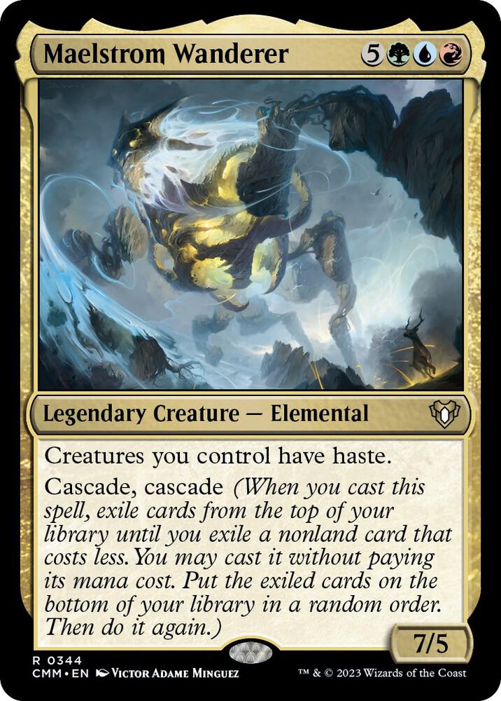 Maelstrom Wanderer 344 card from Commander Masters