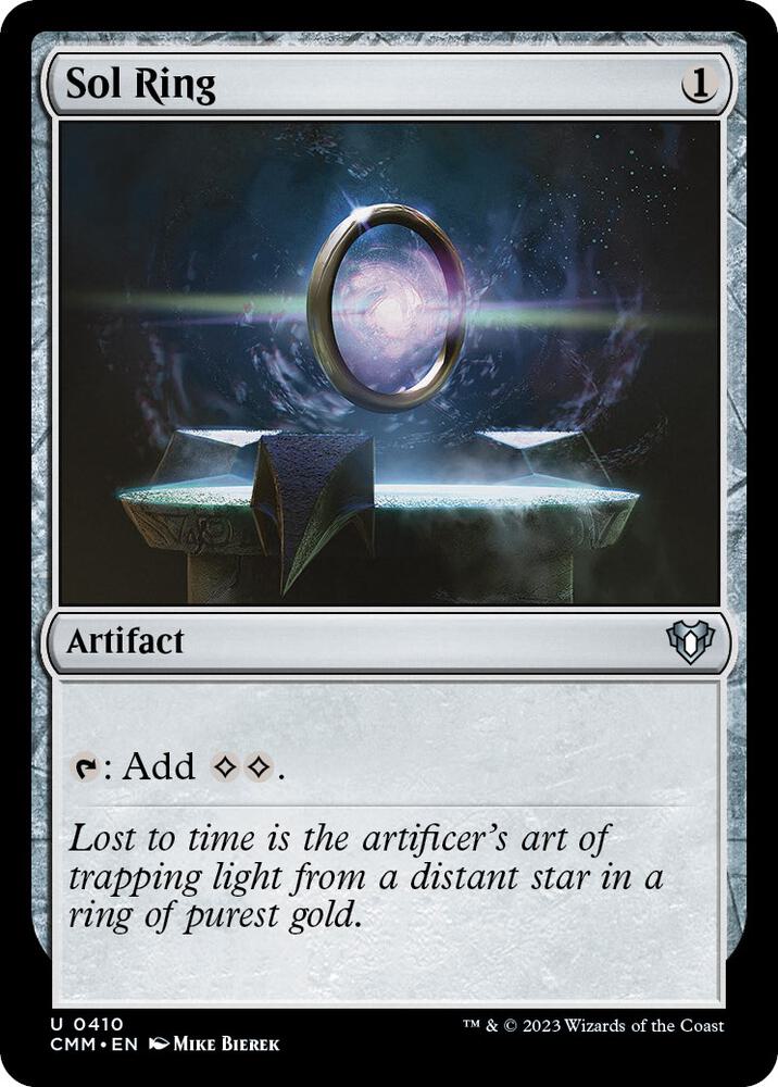 Sol Ring 410 card from Commander Masters