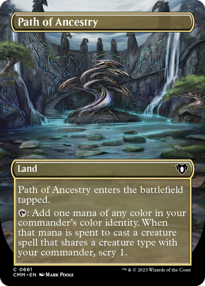 Path of Ancestry (Borderless) 661 card from Commander Masters