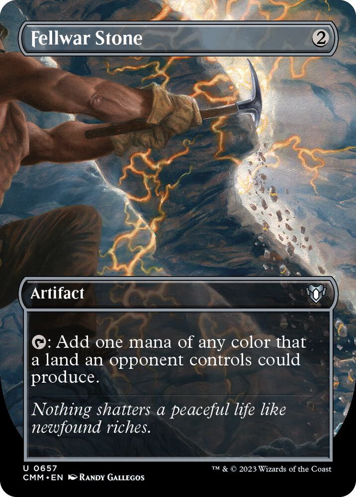 Fellwar Stone (Borderless) 657 card from Commander Masters