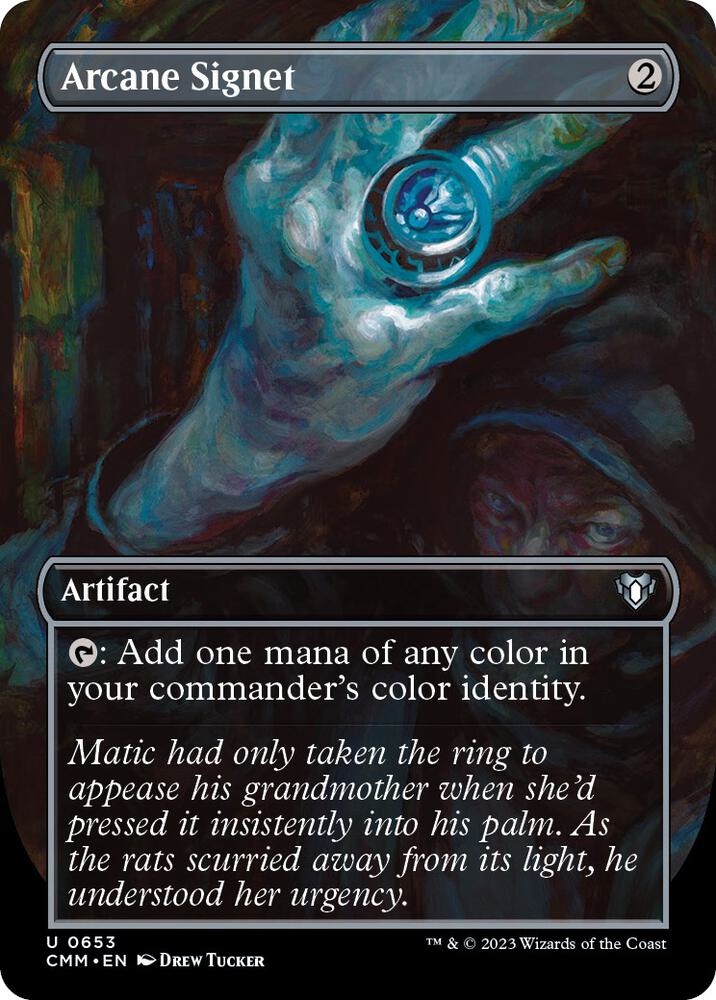 Arcane Signet (Borderless) 653 card from Commander Masters