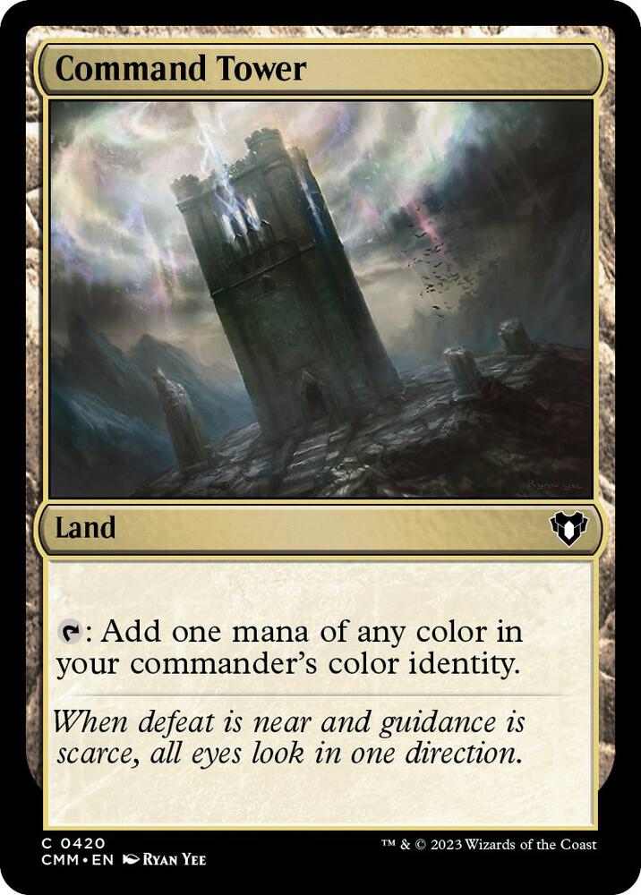 Command Tower 420 card from Commander Masters