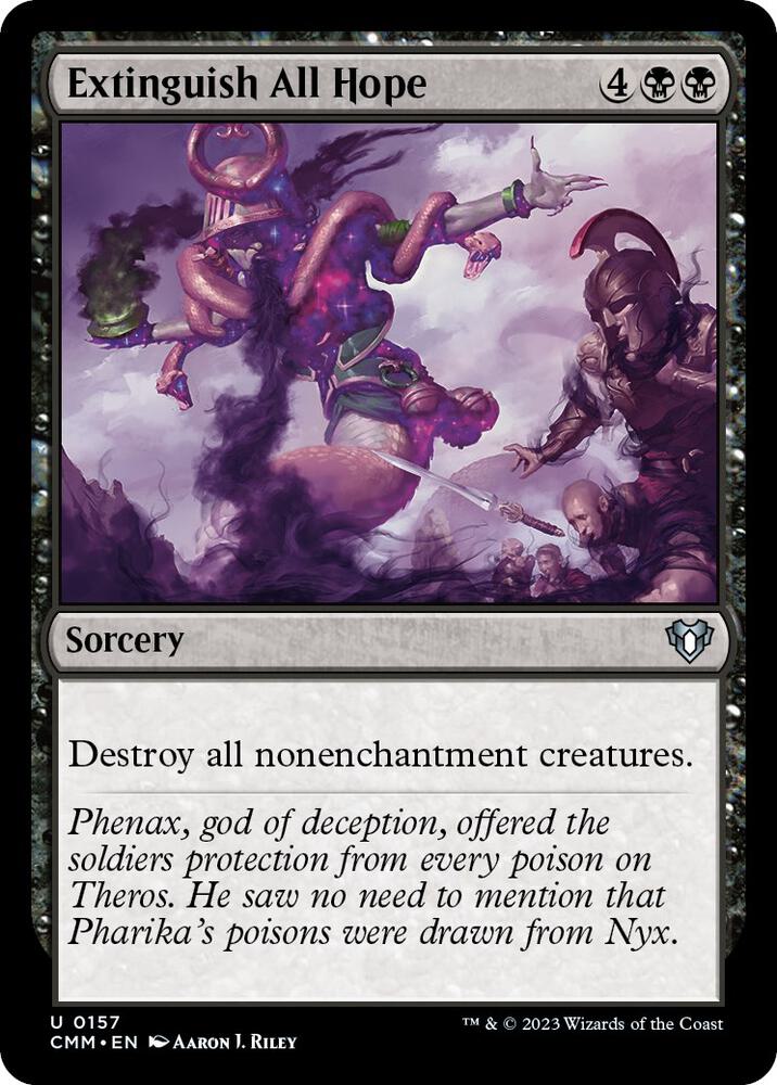 Extinguish All Hope 157 card from Commander Masters