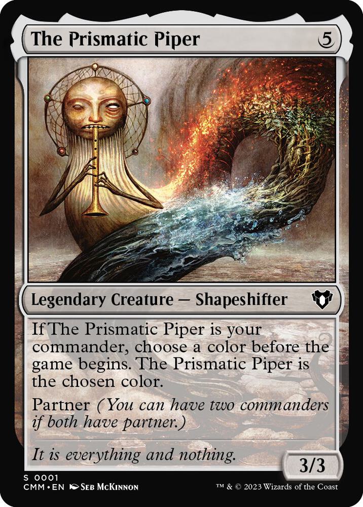 The Prismatic Piper 1 card from Commander Masters