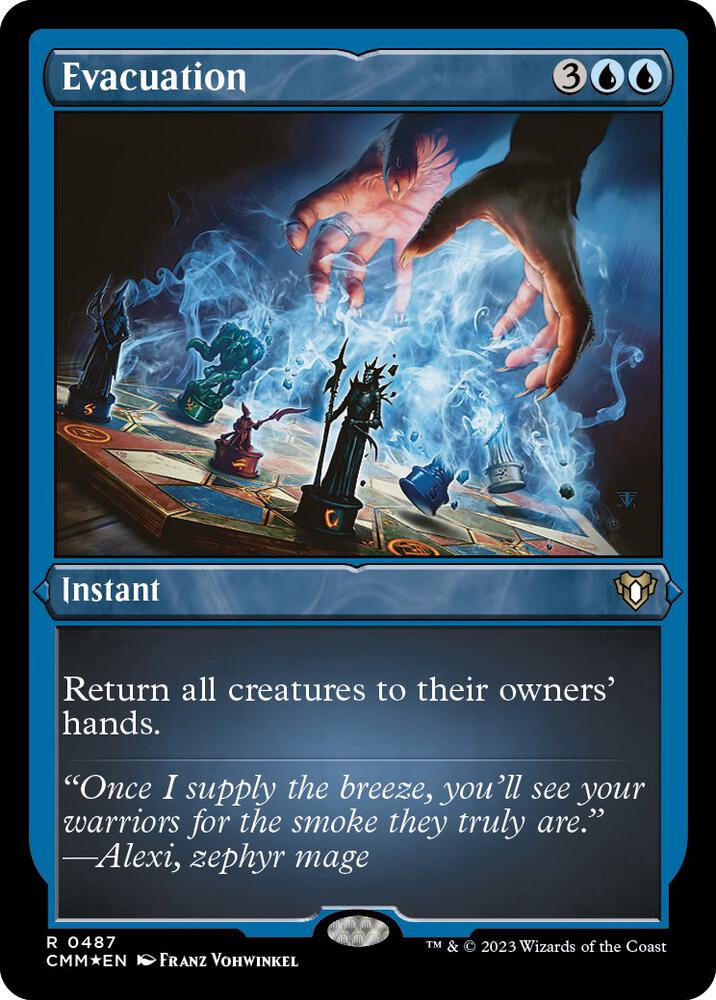 Evacuation (Foil Etched) 487 card from Commander Masters
