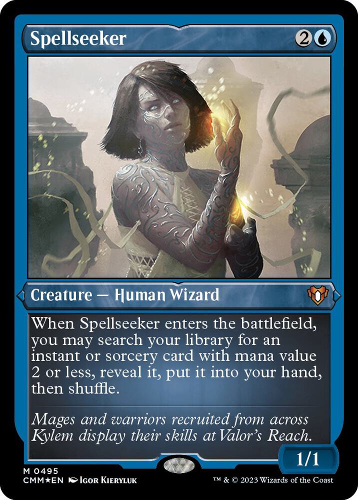 Spellseeker (Foil Etched) 495 card from Commander Masters