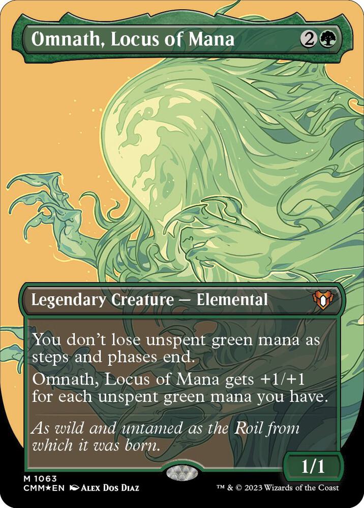 Omnath, Locus of Mana (Textured Foil) 1063 card from Commander Masters
