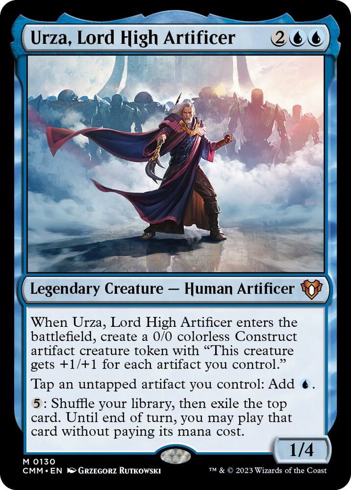 Urza, Lord High Artificer 130 card from Commander Masters