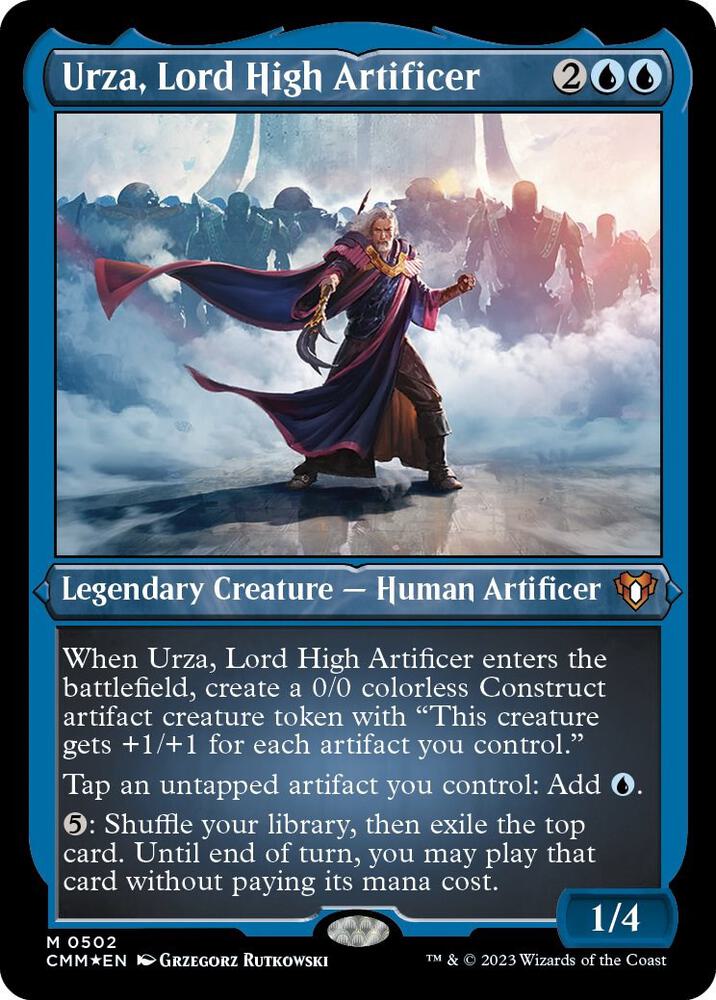 Urza, Lord High Artificer (Foil Etched) 502 card from Commander Masters