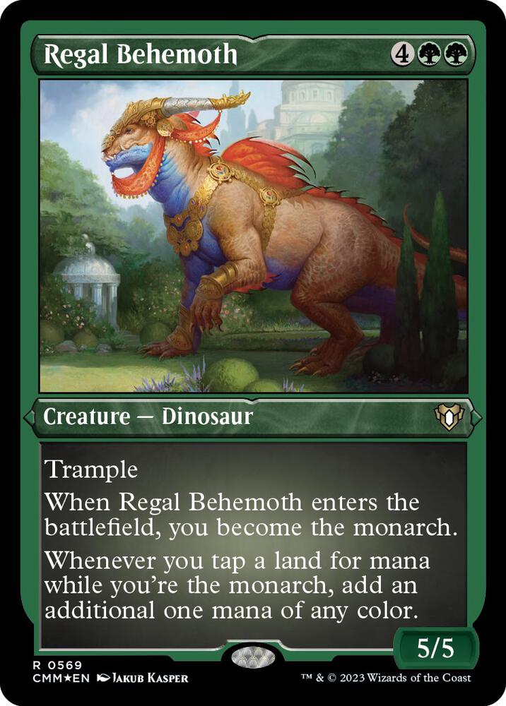 Regal Behemoth (Foil Etched) 569 card from Commander Masters