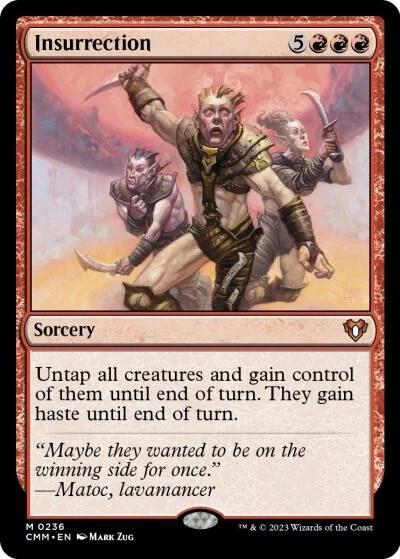 Insurrection 236 card from Commander Masters