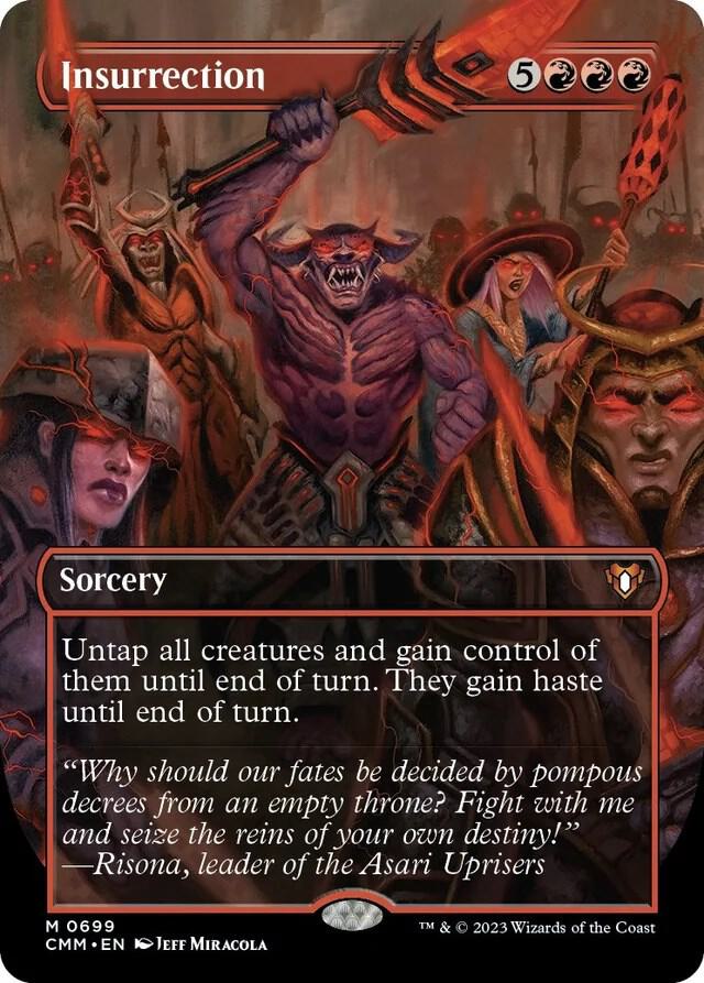 Insurrection (Borderless) 699 card from Commander Masters