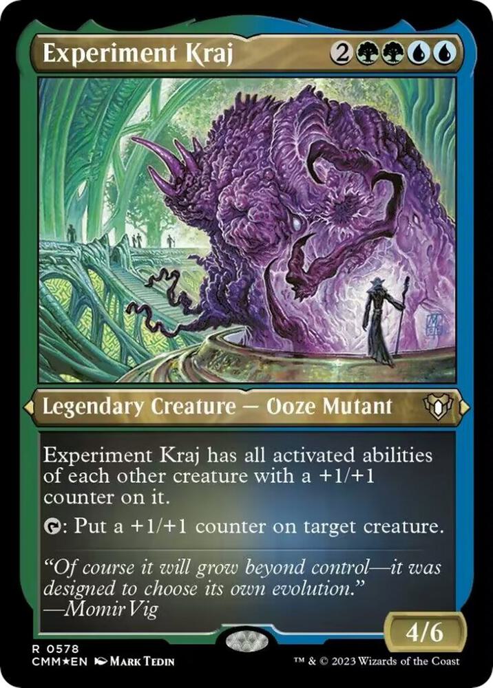 Experiment Kraj (Foil Etched) 578 card from Commander Masters