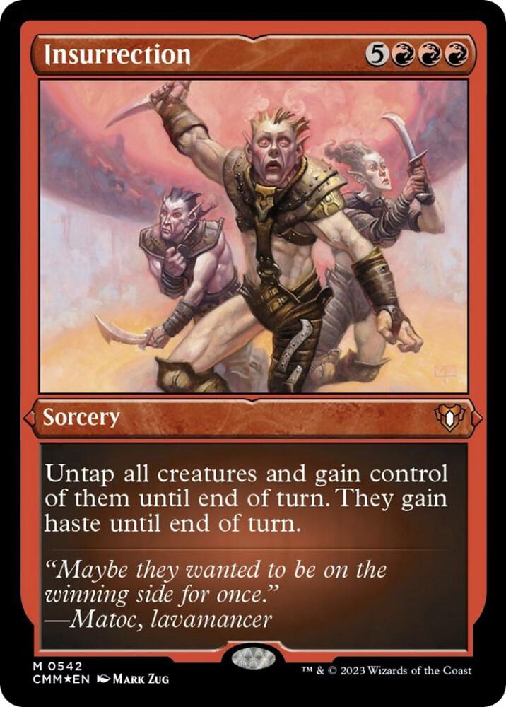 Insurrection (Foil Etched) 542 card from Commander Masters