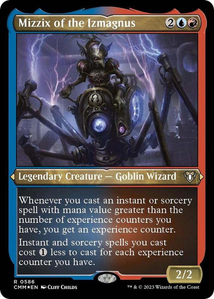 Mizzix of the Izmagnus (Foil Etched) 586 card from Commander Masters